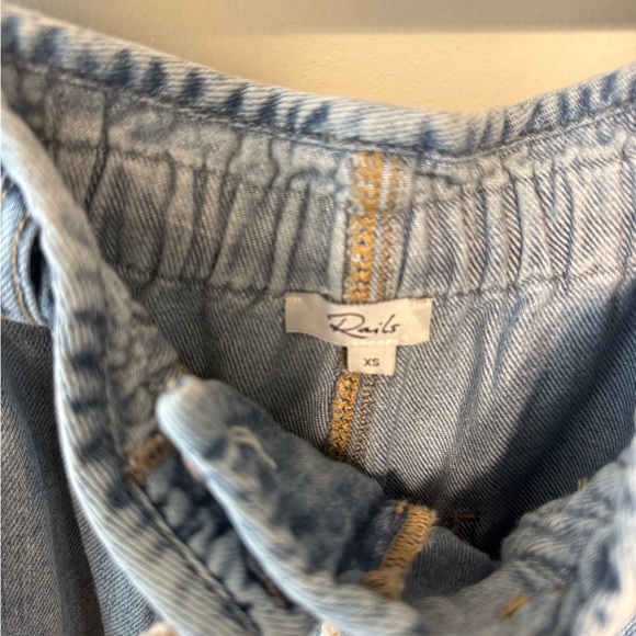 Rails High Rise Light Blue Drawstring Jeans - Picture 5 of 6